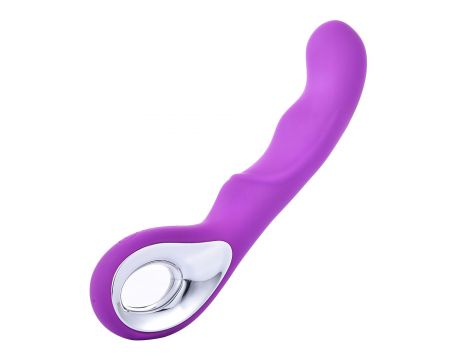 Wibrator punktu G silikonowy B Series Magic fioletowy USB 20 cm - 3