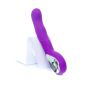 Wibrator punktu G silikonowy B Series Magic fioletowy USB 20 cm - 11