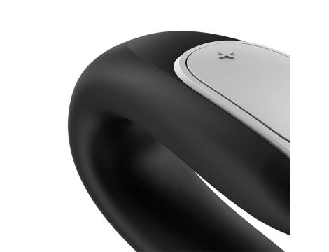 Wibrator dla par Satisfyer Double Fun czarny z aplikacją - 2