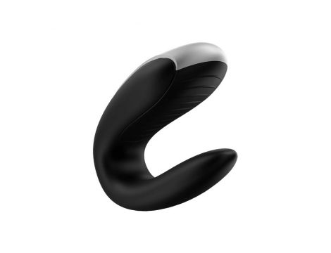 Wibrator dla par Satisfyer Double Fun czarny z aplikacją - 4