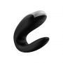 Wibrator dla par Satisfyer Double Fun czarny z aplikacją - 5