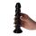 Dildo analne realistyczne Ugo Toyz4lovers czarne z przyssawką 14,5 cm