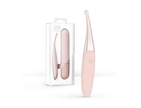 Wibrator punktowy Senzi silikonowy różowy USB 14 cm