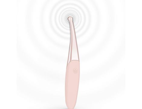 Wibrator punktowy Senzi silikonowy różowy USB 14 cm - 6