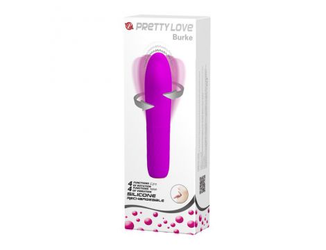 Mini wibrator obrotowy Pretty Love Burke silikonowy ładowalny - 8