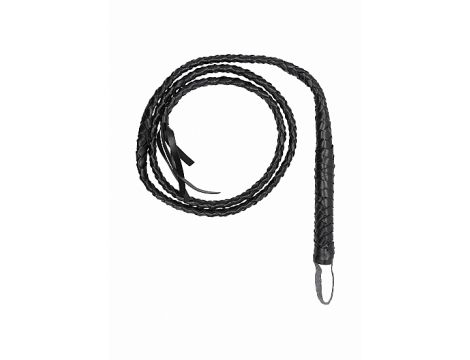 Bicz pleciony Ouch Twisted Whip czarny