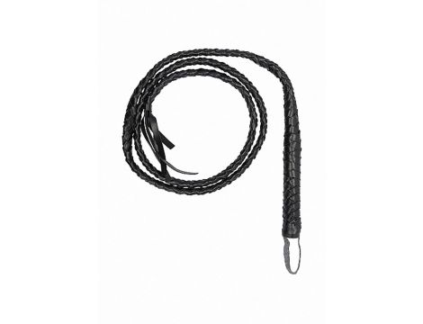 Bicz pleciony Ouch Twisted Whip czarny - 2