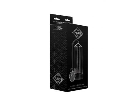 Pompka do penisa Pumped klasyczna czarna 23 cm - 2