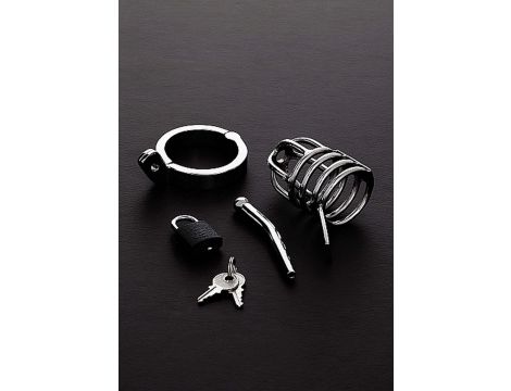 Klatka cnoty Attica ze stali nierdzewnej 45 mm - 2