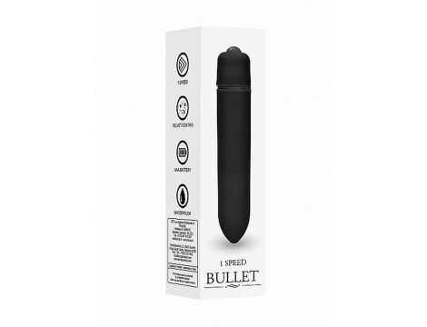 Wibrator bullet jednobiegowy Be Good Tonight czarny 9 cm