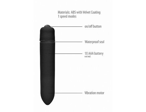 Wibrator bullet jednobiegowy Be Good Tonight czarny 9 cm - 8