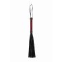 Luksusowy bicz Ouch bordowy 38,5 cm - 2