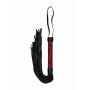 Luksusowy bicz Ouch bordowy 38,5 cm - 4