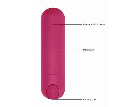 Mini wibrator pociskowy Be Good Tonight różowy USB 10 trybów - 8