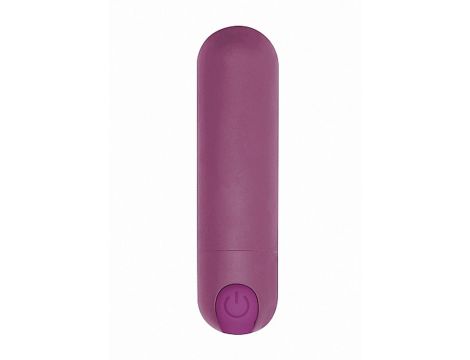 Mini wibrator pociskowy 10 prędkości Be Good Tonight fioletowy USB 8cm