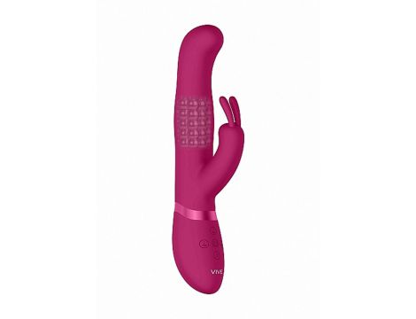 Wibrator króliczek Vive Izara z obrotowymi kulkami różowy USB - 6