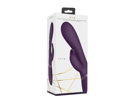 Wibrator króliczek Cato punktu G Vive fioletowy USB - 5