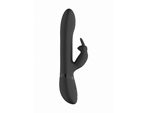 Wibrator króliczek Vive Amoris z ruchomymi kulkami USB czarny - 11