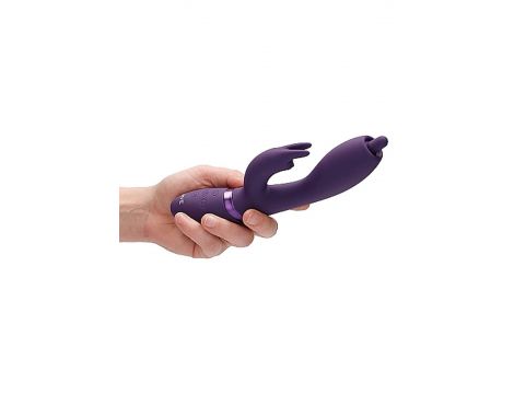 Wibrator króliczek Vive Nilo fioletowy obrotowy USB - 11