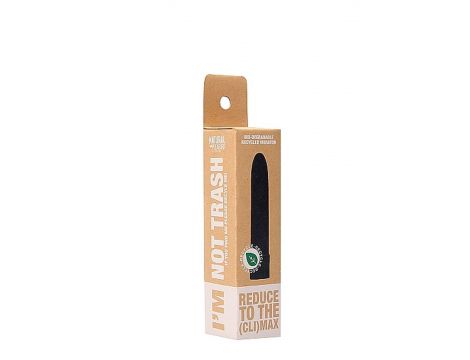 Wibrator biodegradowalny Natural Pleasure czarny 14 cm - 2
