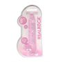 Dildo realistyczne z jądrami RealRock różowe 20 cm - 3