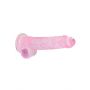Dildo realistyczne z jądrami RealRock różowe 20 cm - 7