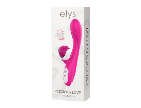 Wibrator króliczek Precious Love Elys różowy USB 21,9 cm - 5