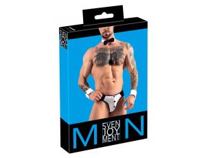 Zestaw Svenjoyment jockslip XL z mankietami i muszką