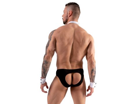 Zestaw Svenjoyment jockslip XL z mankietami i muszką - 10