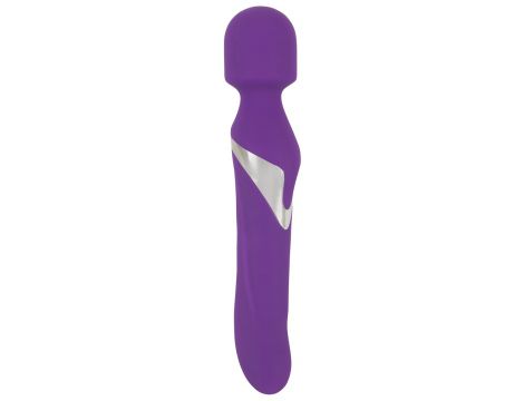 Wibrator wand z perłą Javida silikonowy USB 24 cm - 5