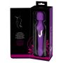 Wibrator wand z perłą Javida silikonowy USB 24 cm - 4
