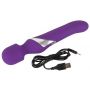 Wibrator wand z perłą Javida silikonowy USB 24 cm - 19