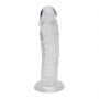 Dildo żelowe realistyczne Alive Empire przezroczyste 19 cm - 2