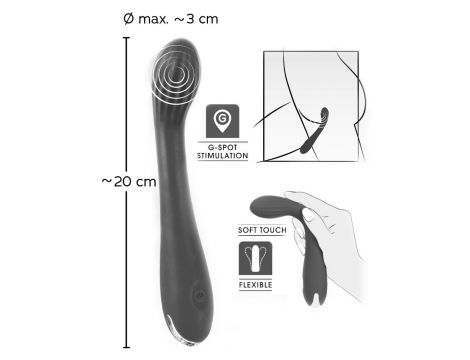 Wibrator punktu G Sweet Smile silikonowy USB 20 cm - 15