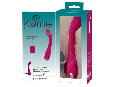 Wibrator punktu G Sweet Smile silikonowy USB 20 cm - 17