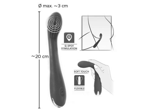 Wibrator punktu G Sweet Smile silikonowy USB 20 cm - 18
