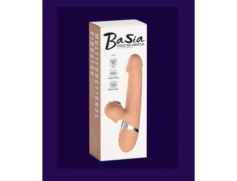 Wibrator posuwisty z językiem Lyla silikonowy USB - 11