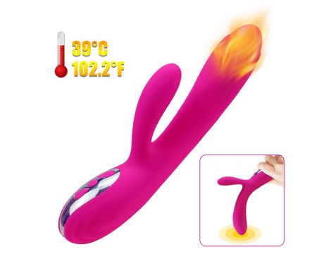Wibrator króliczek Lyla silikonowy podgrzewający USB - 4