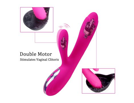 Wibrator króliczek Lyla silikonowy podgrzewający USB - 5