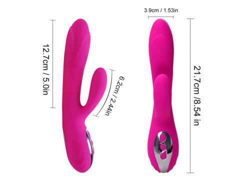 Wibrator króliczek Lyla silikonowy podgrzewający USB - 7