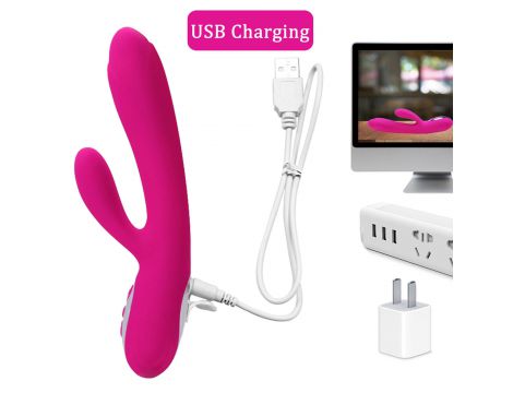 Wibrator króliczek Lyla silikonowy podgrzewający USB - 9