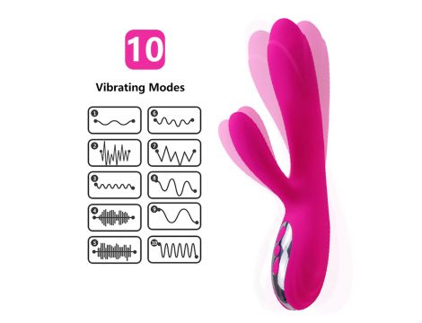 Wibrator króliczek Lyla silikonowy podgrzewający USB - 10