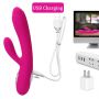 Wibrator króliczek Lyla silikonowy podgrzewający USB - 10