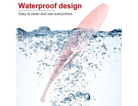 Stymulator łechtaczki Nana różowy wodoodporny USB - 3
