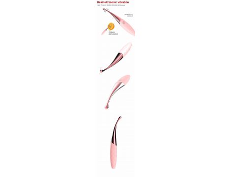Stymulator łechtaczki Nana różowy wodoodporny USB - 6