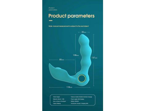 Wibrator analny masażer stymulator prostaty - 13