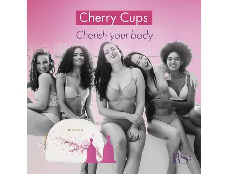 Zestaw kubków menstruacyjnych Cherry Cup Rianne S S i M - 4