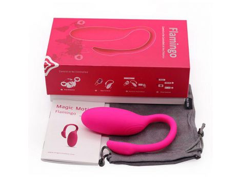 Wibrator punkt G Flamingo Magic Motion sterowany aplikacją silikonowy 7cm - 6
