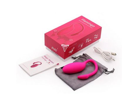 Wibrator punkt G Flamingo Magic Motion sterowany aplikacją silikonowy 7cm - 7