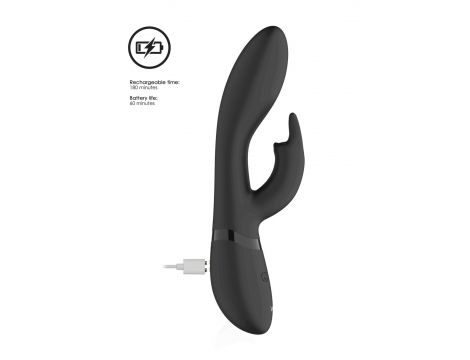 Wibrator króliczek Zosia G Spot czarny USB - 4